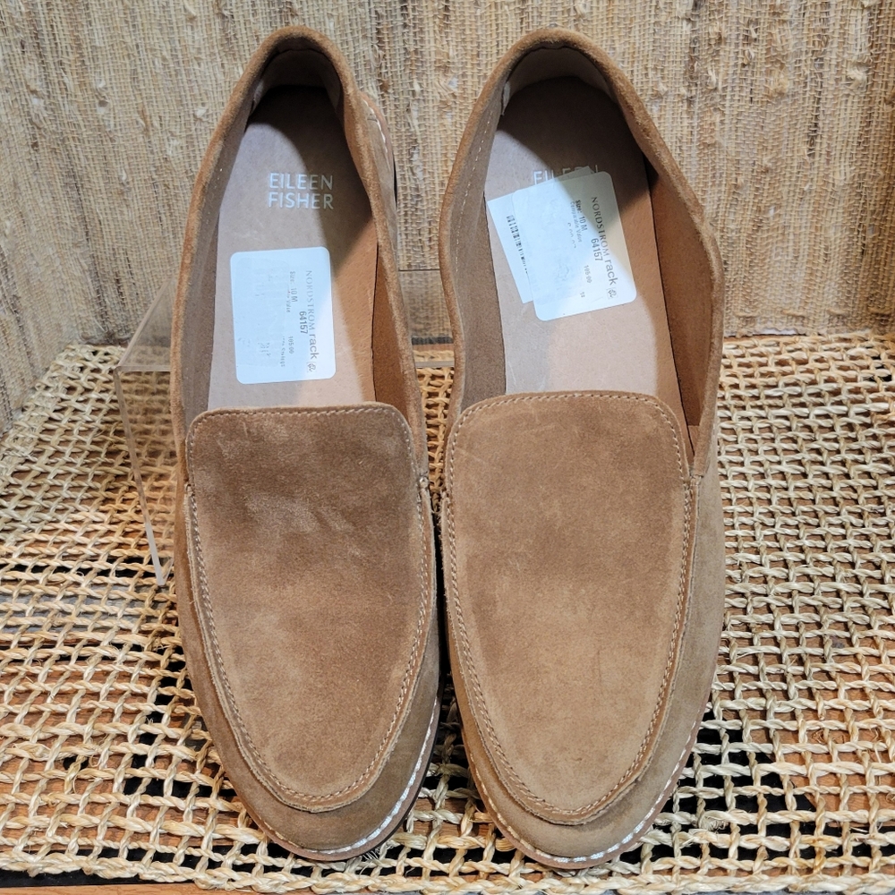 Eileen Fisher Essa Suede Loafer Women's  Size 10 M